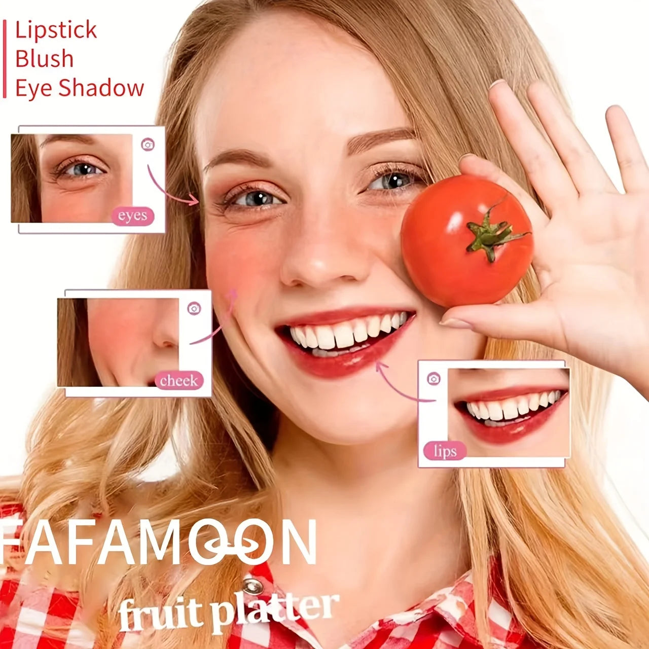 4-Farben Fruchtiger Lip Tint – Feuchtigkeitsspendender, wasserfester Liquid-Lippenstift