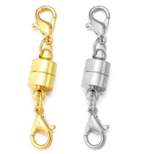 5Sets/Lot Magnetic Clasps With Lobster Clasps For Jewelry Making DIY Bracelet Necklace Magnet Clasp Connector Buckle Fasteners